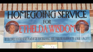 Thanksgiving Service For The Life of Mrs Ethelda Wisdom [upl. by Zetroc]