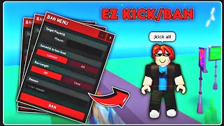 FE  Owner KickBan GUI Script  BanKick Anyone like a Gigachad 🗿💯  Roblox Scripts 2024 [upl. by Tybie569]