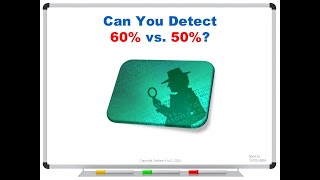 Can You Detect 60 vs 50 [upl. by Elburt]