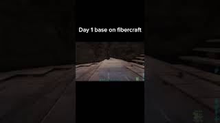 Day 1 base tour on fibercraft ark arkpvp arksurvivalevolved fibercraft fiber basetour [upl. by Nauqas]