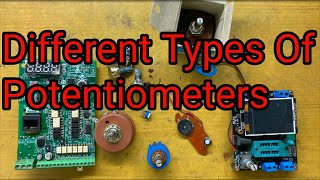 Different types of Potentiometer Rotary PotentiometerPresetTrimmerRheostat Variable Resistance [upl. by Ellesig]