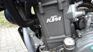 KTM LC4 640 Motor  Motorgeräusch bei 40°C Öltemperatur [upl. by Aerdnahs982]