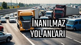 ŞOK Kameralara Yakalanan İnanılmaz Yol Anları 2024  Aşırı Tehlikeli kamyon amp tır kazaları [upl. by Cerracchio]