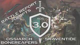 Aos 30 Warhammer Age of Sigmar Battle Report Skaven vs Ossiarch Bonereapers [upl. by Duffy]