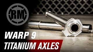 Warp 9 Titanium Motorcycle Axles [upl. by Luca592]