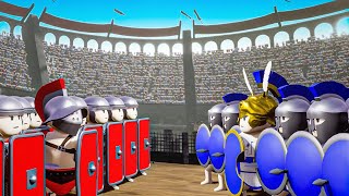 Roman Gladiator Arena BATTLE in NEW Colosseum Map  ShieldWall Update [upl. by Darryn]