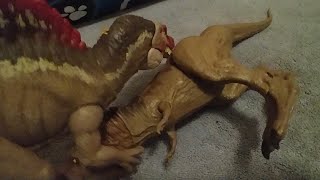 Epic toy dinosaur fight episode 1 [upl. by Ahcilef]