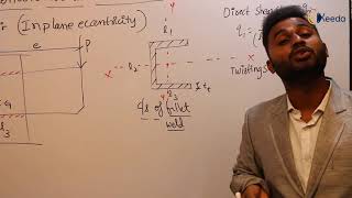 Eccentric Welded Connections Type 1 In Plane Eccentricity  Welded Connections  GATE [upl. by Lexa]