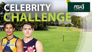 World Super 6 Perth Celebrity Challenge  Lachie Neale vs Sharrod Wellingham [upl. by Assilym]