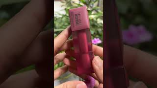 Teddy tint 🧸maybellineindia Review is already uploaded lipstick liptint swatches [upl. by Musihc]