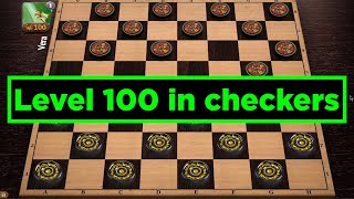 Advanced Checkers  How to Win Level 100 [upl. by Eylhsa]