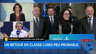 «Il y a bien des pays où tu ne pourrais pas faire ça fermer les écoles» dit Mario Dumont [upl. by Niki]