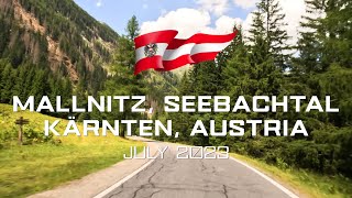 Driving in Austria  Mallnitz Seebachtal Kärnten  4k [upl. by Orola]