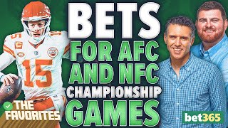 NFL Conference Picks AFC Championship amp NFC Championship Predictions amp Bets  The Favorites Podcast [upl. by Niko889]