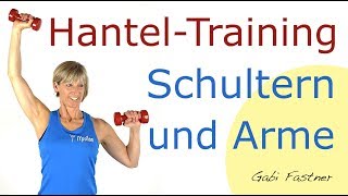 HIIT WORKOUT OBERER OBERKÖRPER mit Hanteln  Von den Armen bis zum Nacken  Katja Seifried [upl. by Kendrah603]