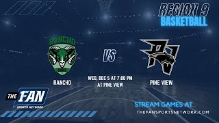 Rancho  Pine View  Basketball [upl. by Adivad]