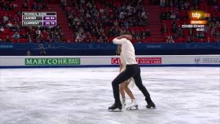 Guillaume Cizeron amp Gabriella Papadakis FP European Ice Dance 2015 Stockholm [upl. by Elaina929]