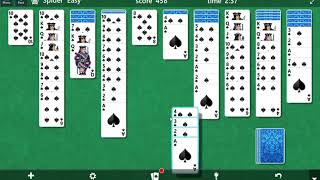 Microsoft Windows 10 Spider Solitaire Collection Crazy Stupid Me 2020 game 2 [upl. by Waers595]