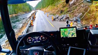 POV Driving Scania S540  Norway 🇳🇴Road 72 Jamtlandsvegen and Road 322 Sweden 🇸🇪 HD 108030p [upl. by Kaleena]