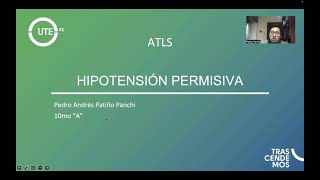 HIPOTENSIÓN PERMISIVA  ATLS [upl. by Filemon]