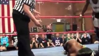 Wrestler Breaks His Neck Doing BackFlip [upl. by Mateo]