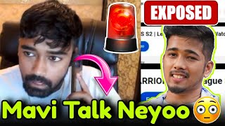 Neyoo on Expose SCOUT😱 • Mavi Unseen Massage⚠️🚨  Mavi Right ✅ [upl. by Ilwain]