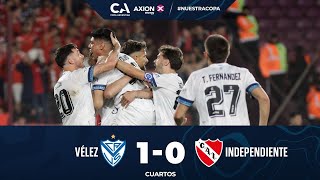 Cuartos Vélez 1  Independiente 0 [upl. by Drue]