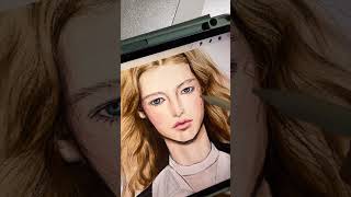 Fashion illustration in Procreate  Sacai  Spring 2025 fashionillustration fashiondrawing [upl. by Ataynek393]