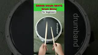 Snare drum beats for beginners  tutorial ketukan snare drum marching band  snare drum suporter [upl. by Leicester904]