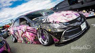 Itasha Heaven show 2023 at EXPO‘70  痛車天国 [upl. by Nivra]