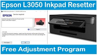 Epson L3050 Waste Ink Pad Counter Reset With Adjustment Program [upl. by Yllus26]