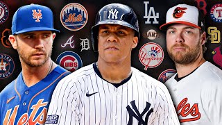 2025 MLB Free Agency Predictions [upl. by Suivatal29]