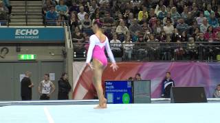 AMY TINKLER  FLOOR  2013 British Champs  Apparatus Finals10 [upl. by Sinnal]