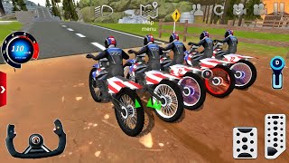 Black De Motos  US Rock Park Forest Mega Ramp Mud Race 3D  IOS FHD Android Gameplay [upl. by Aissela348]