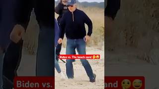 Biden stumbles through the sand [upl. by Etep793]