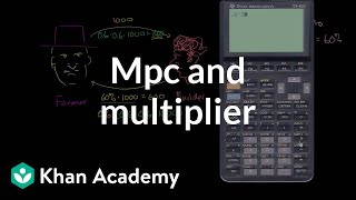 MPC and multiplier  Macroeconomics  Khan Academy [upl. by Filmer]