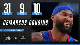 DeMarcus Cousins scores the most PTS he’s had in 4 YEARS [upl. by Penny323]