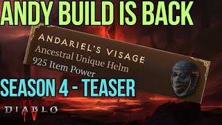 Styling With Andariels Flurry Rogue Build  Teaser  Season 4  Diablo 4 [upl. by Amsirhc]