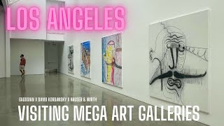 Visiting Mega Art Galleries in Los Angeles [upl. by Boleslaw]