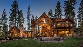 Martis Kingscote Cabin by Greenwood Homes  Martis Camp  Truckee CA [upl. by Rovert]