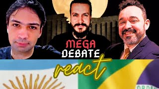 Omar Guilherme reagindo ao debate Clássico das Américas [upl. by Zulema954]