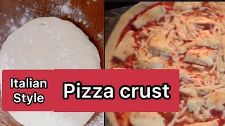 Italian style pizza 🍕 recipe  italian 🇮🇹 pizza recipe  italian style pizza at home [upl. by Idzik]