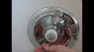 How to Fix a Leaking Delta 1400 Series Tub  Shower Faucet by Replacing the Cartridge [upl. by Sibby]