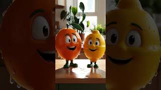 Orange and lemon  HAPPY FRUITS  SUBSCRIBE [upl. by Seavey17]