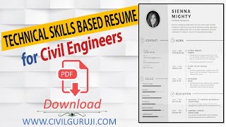 Perfect Resume for Civil EngineerHow to get job after Lock down By Civil GuruJi [upl. by Genni]