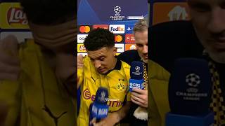 Jamie Carragher’s interview with Jadon Sancho 🤣 [upl. by Doubler]