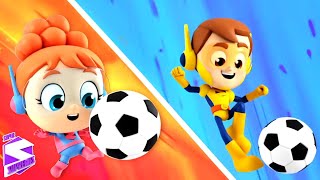 Soccer Song  Football Game and Kindergarten Videos for Babies [upl. by Aicissej]