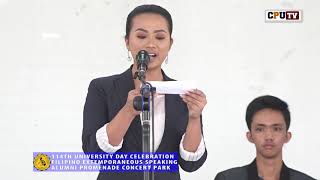 FILIPINO EXTEMPORANEOUS SPEAKING 2019 [upl. by Wilcox]