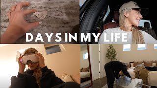 TAMPA VLOG days at home packing for a trip eye massager [upl. by Orat107]