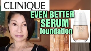 NEW Clinique Even Better Serum Foundation Review [upl. by Cullan]